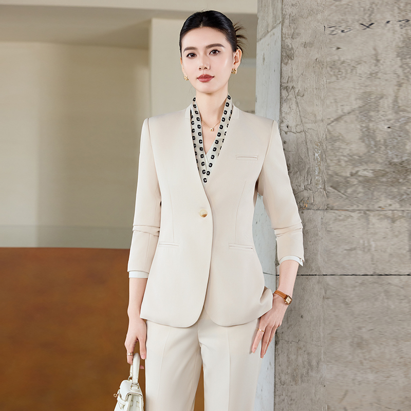 Women Formal Wear Interview - ชุดสูททำงานผู้หญิงสำหรับธุรกิจมืออาชีพ ประกอบด้วยกางเกงและแจ็คเก็ต เสื้อโค้ทสำหรับงานสัมภาษณ์งานและโอกาสทางการ