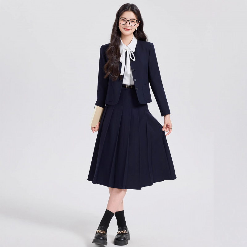 ชุดสูทสีเทาแบบสั้นสำหรับผู้หญิ - Women Formal Wear Interview บทวิจารณ์และราคา