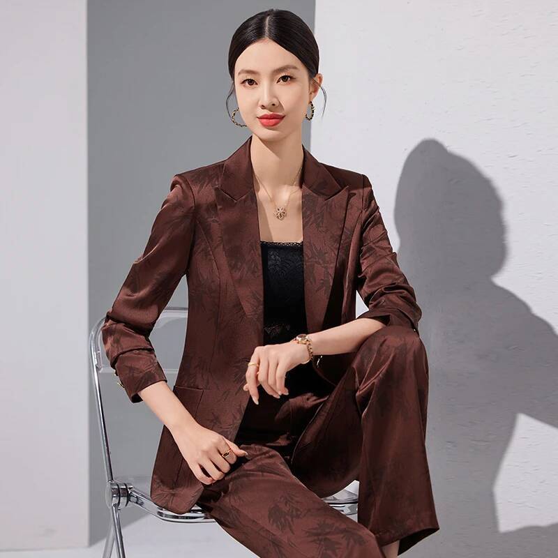 ชุดสูทผ้าคุณภาพสูงสำหรับผู้หญิ - Women Formal Wear Interview บทวิจารณ์และราคา