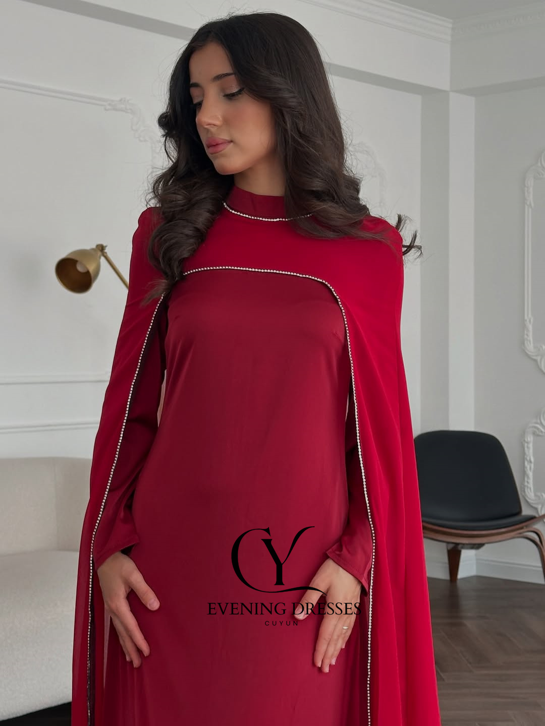 ชุดราตรีสีแดงแบบซาอุดิอาระเบีย - Women Formal Wear Dubai บทวิจารณ์และราคา