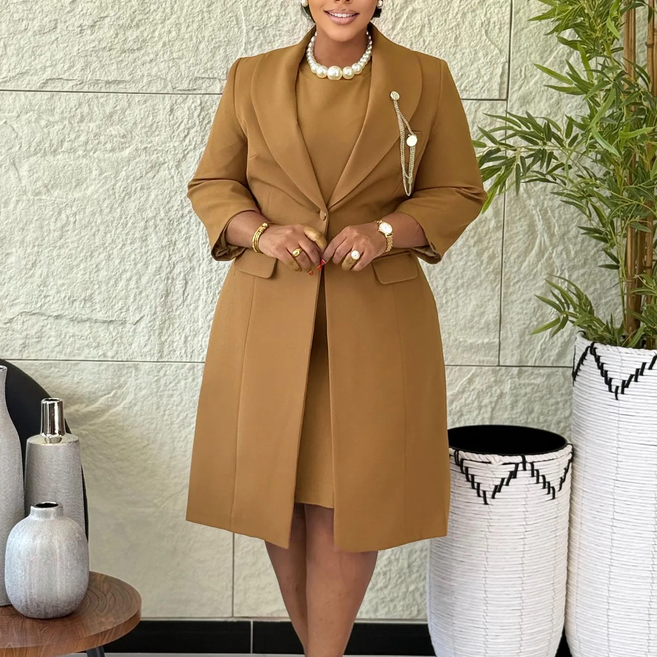 ชุดทำงานสุภาพสตรีสองชิ้นสุดหรู - Women Formal Wear Dubai บทวิจารณ์และราคา