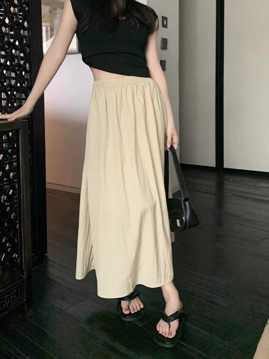 กระโปรงยาวทรงเอเอวสูงผ้าไอซ์ซิ - Pencil Skirt Midi บทวิจารณ์และราคา