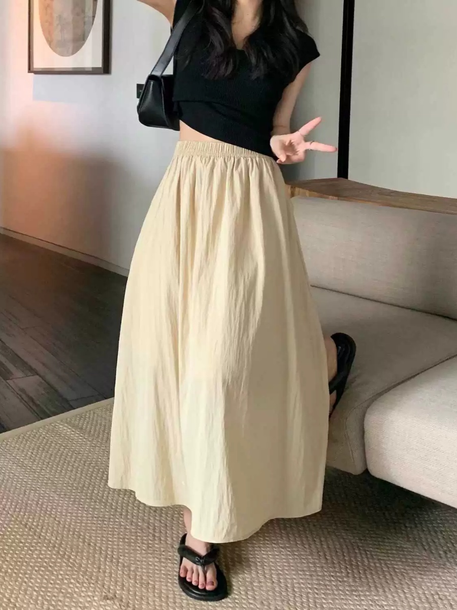 กระโปรงยาวทรงเอเอวสูงผ้าไอซ์ซิ - Pencil Skirt Midi บทวิจารณ์และราคา