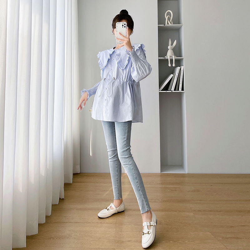 เสื้อเชิ้ตแขนยาวผู้หญิง ผ้าฝ้า - Women Formal Wear Korean บทวิจารณ์และราคา
