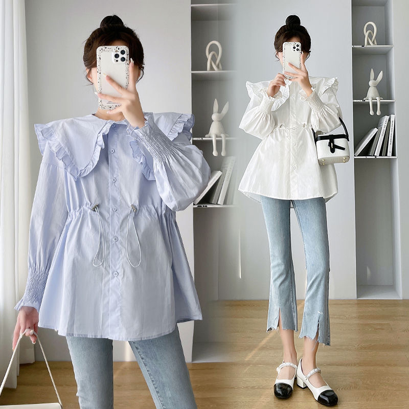 เสื้อเชิ้ตแขนยาวผู้หญิง ผ้าฝ้า - Women Formal Wear Korean บทวิจารณ์และราคา