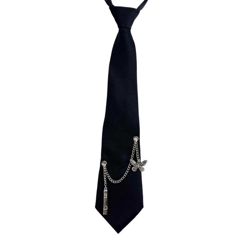 652F เนคไทแฟชั่นเกาหลีมีซิปปิด - Women Formal Wear Korean บทวิจารณ์และราคา