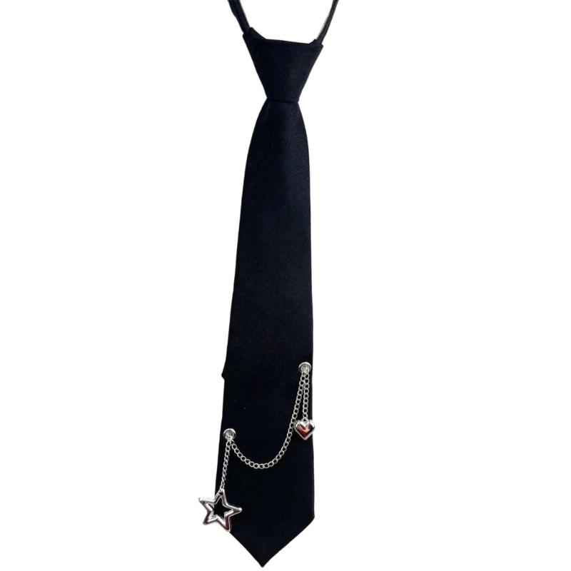 652F เนคไทแฟชั่นเกาหลีมีซิปปิด - Women Formal Wear Korean บทวิจารณ์และราคา