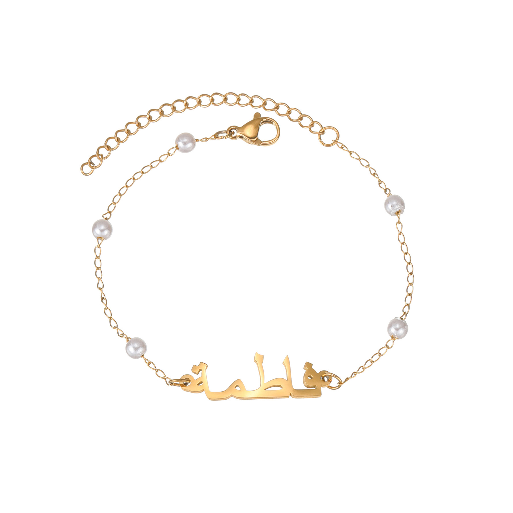 สร้อยคอชื่ออาหรับสำหรับผู้หญิง - Pearl Necklace Set บทวิจารณ์และราคา