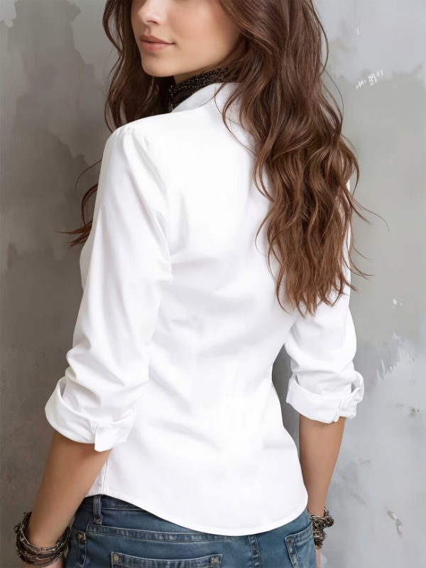 เสื้อเชิ้ตทำงานผู้หญิง แขนยาว  - Female Formal Wear บทวิจารณ์และราคา