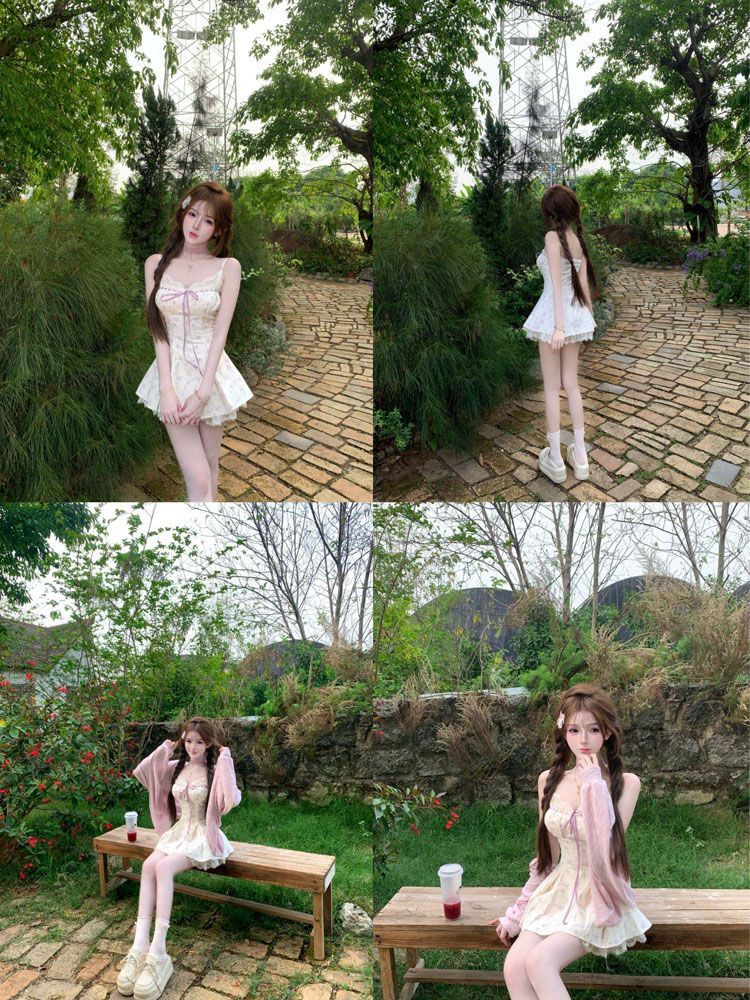 ชุดเดรสสายเดี่ยวแฟชั่นเกาหลีฤด - Shift Dress Sleeveless บทวิจารณ์และราคา