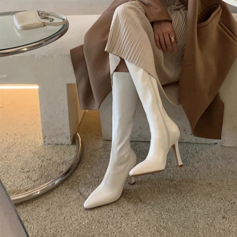 รองเท้าบูทสูงถึงเข่าสำหรับผู้ห - Formal Women Daily Wear Footwear บทวิจารณ์และราคา