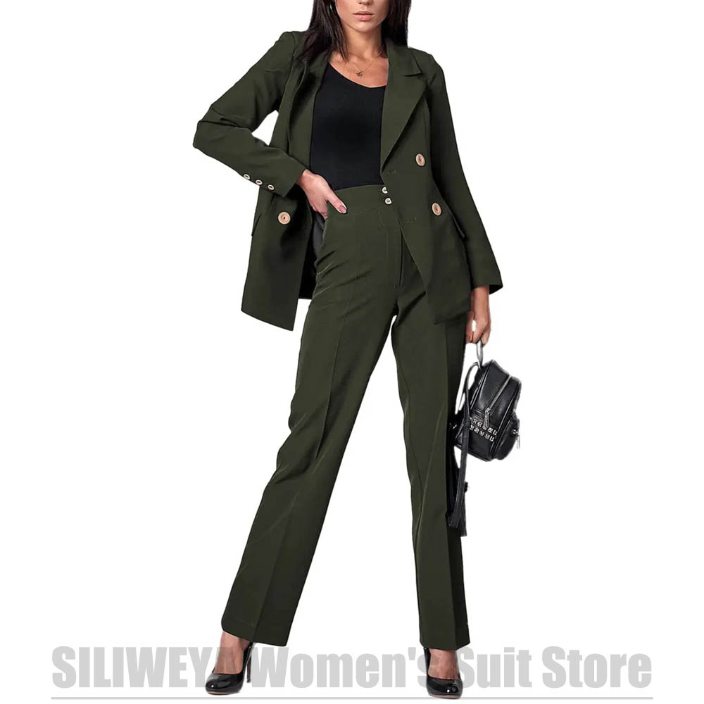 ชุดสูทผู้หญิงแบบกระดุมสองแถว แ - Women Formal Wear Tailor บทวิจารณ์และราคา