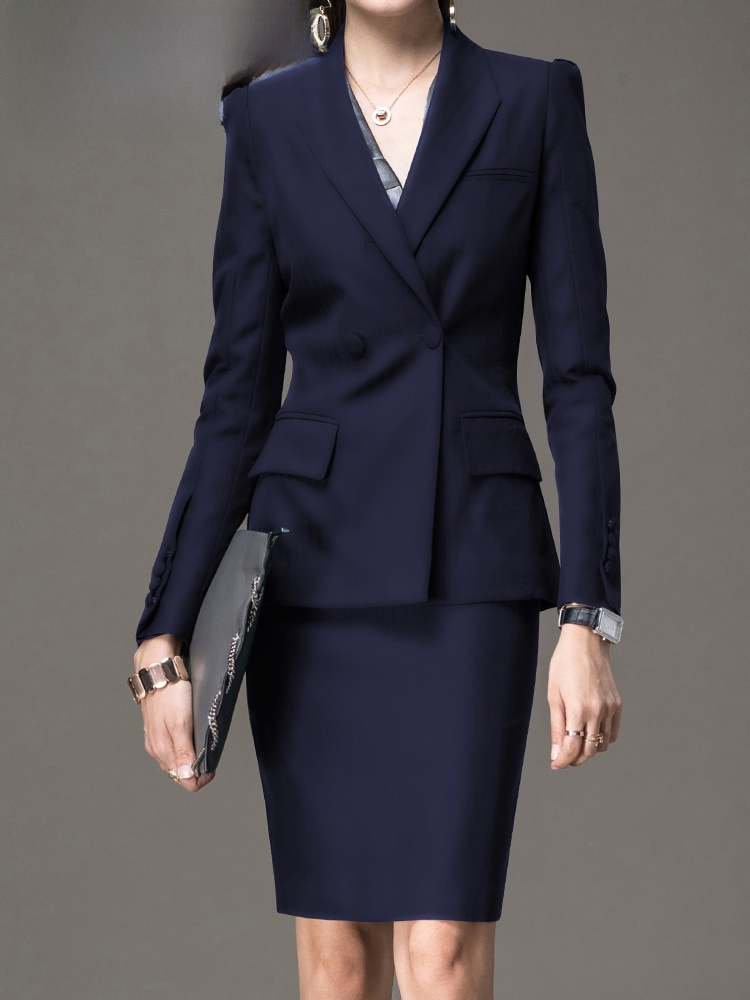 ชุดสูทสีดำสำหรับผู้หญิง แฟชั่น - Women Formal Wear Interview บทวิจารณ์และราคา