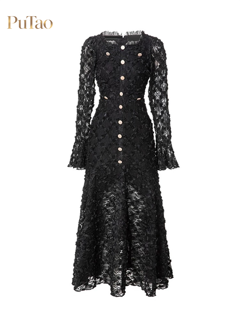 ชุดเดรสลูกไม้ลายดอกไม้ 3 มิติ  - Women Formal Wear Dubai บทวิจารณ์และราคา