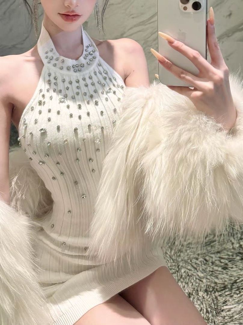 ชุดเดรสผู้หญิงทรงเข้ารูป ผ้าถั - Wrap Dress Work บทวิจารณ์และราคา