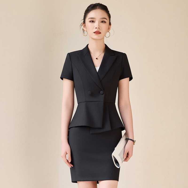 ชุดสูทแขนสั้นสีเทาสำหรับผู้หญิ - Women'S Formal Wear Stores บทวิจารณ์และราคา