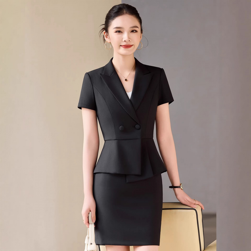 ชุดสูทแขนสั้นสีเทาสำหรับผู้หญิ - Women'S Formal Wear Stores บทวิจารณ์และราคา
