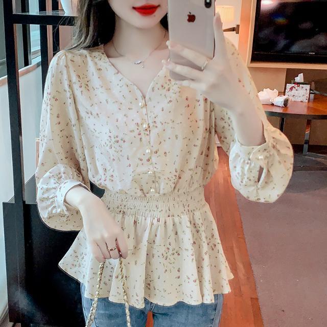 เสื้อเชิ้ตแขนยาวผู้หญิงลายสก็อ - Women Formal Wear Korean บทวิจารณ์และราคา