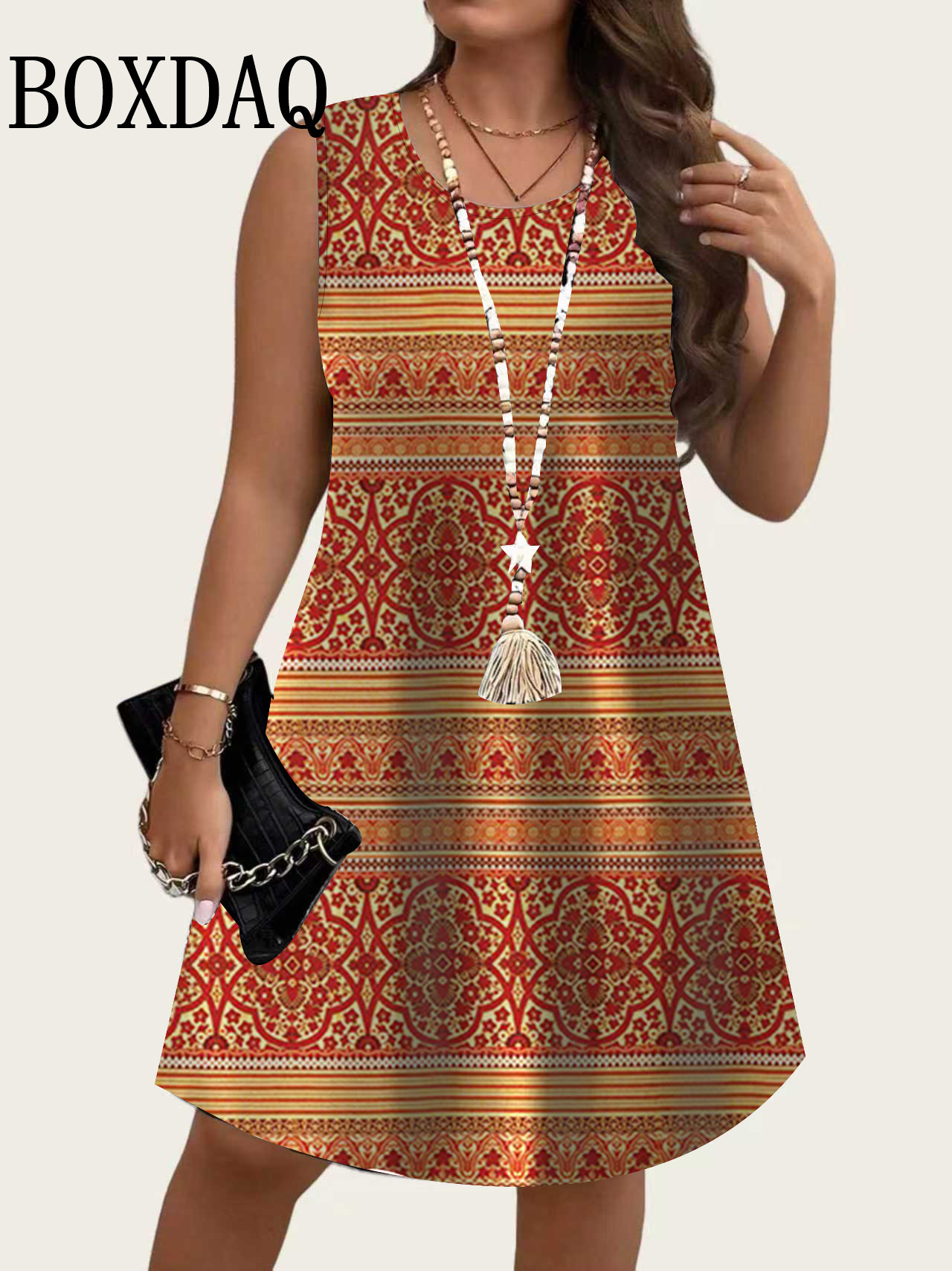 เดรสแขนกุดผู้หญิงใหม่ประจำฤดูร - Shift Dress Sleeveless บทวิจารณ์และราคา