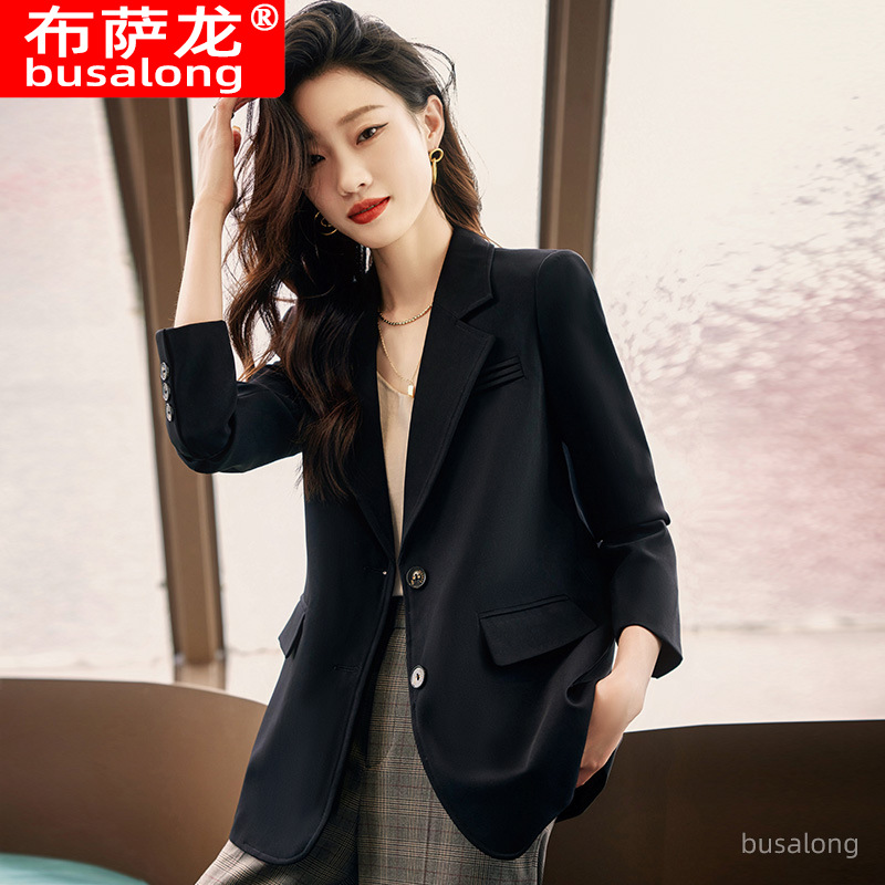 เสื้อเบลเซอร์ฤดูใบไม้ร่วงฤดูหน - Women Formal Wear Interview บทวิจารณ์และราคา