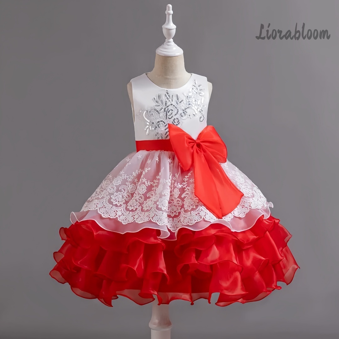 ชุดเดรสเด็กผู้หญิงพร้อมโบว์ขนา - Women Formal Wear Dress บทวิจารณ์และราคา