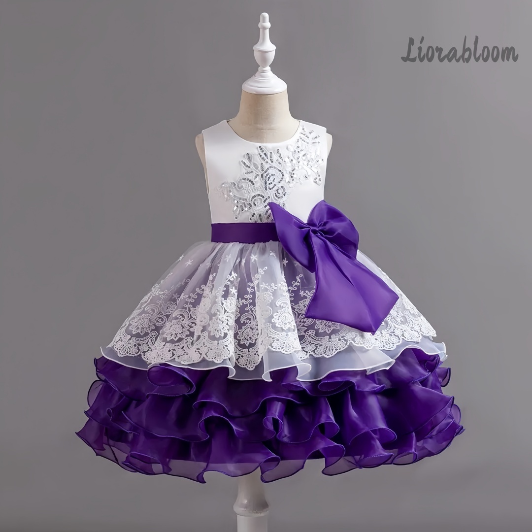 ชุดเดรสเด็กผู้หญิงพร้อมโบว์ขนา - Women Formal Wear Dress บทวิจารณ์และราคา