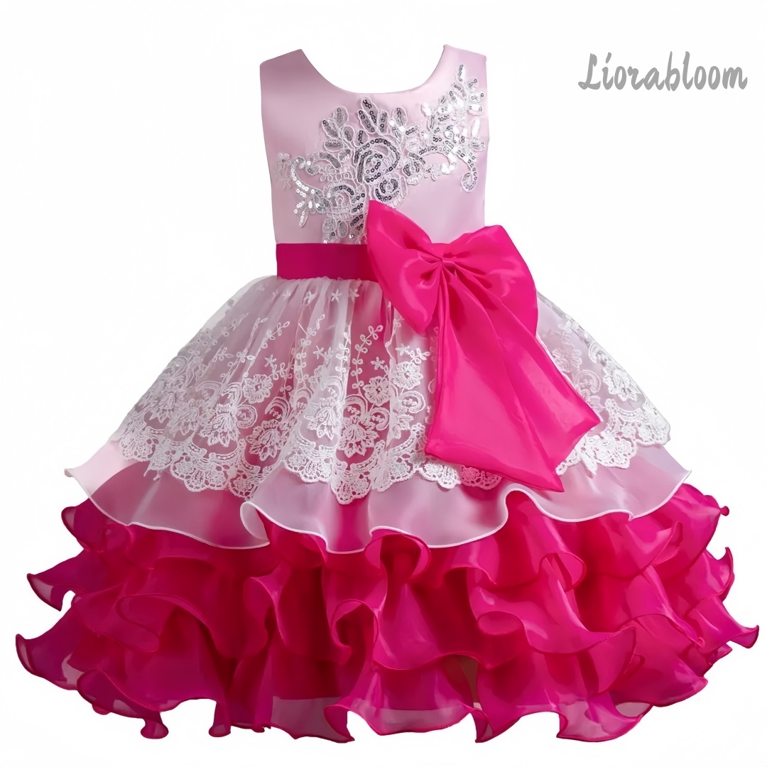 ชุดเดรสเด็กผู้หญิงพร้อมโบว์ขนา - Women Formal Wear Dress บทวิจารณ์และราคา
