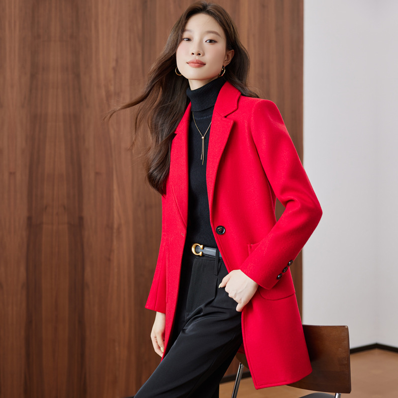 เสื้อโค้ทผู้หญิงสไตล์เกาหลี ปี - Women Formal Wear Korean บทวิจารณ์และราคา