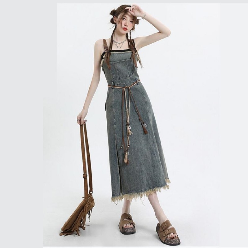 ชุดเซ็ตกระโปรงยีนส์วินเทจใหม่ป - Vintage Women'S Formal Wear บทวิจารณ์และราคา