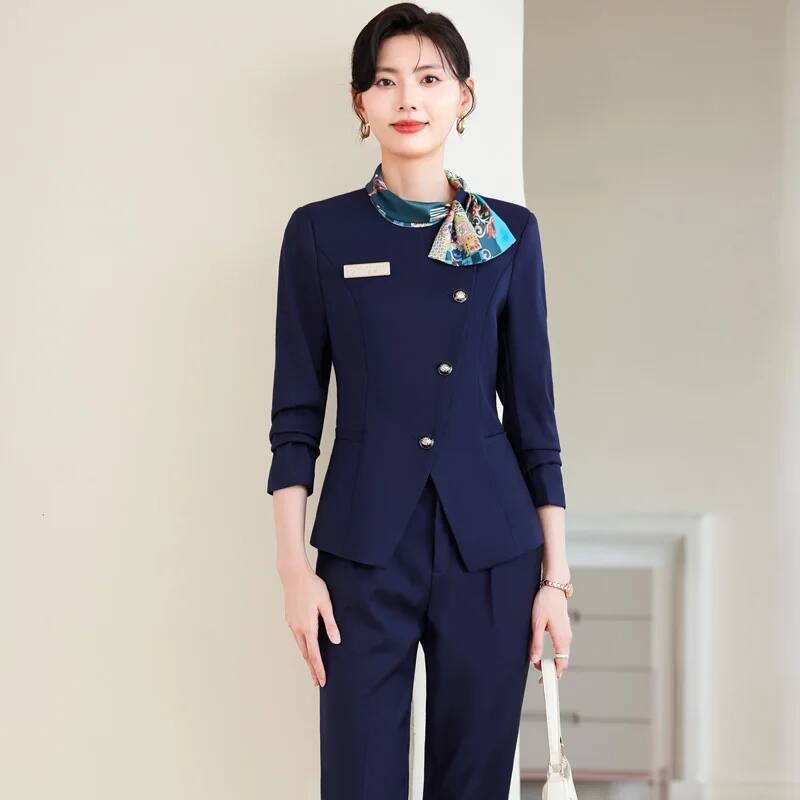 ชุดกางเกงสูทสไตล์หรูหราสำหรับผ - Women Formal Wear Interview บทวิจารณ์และราคา