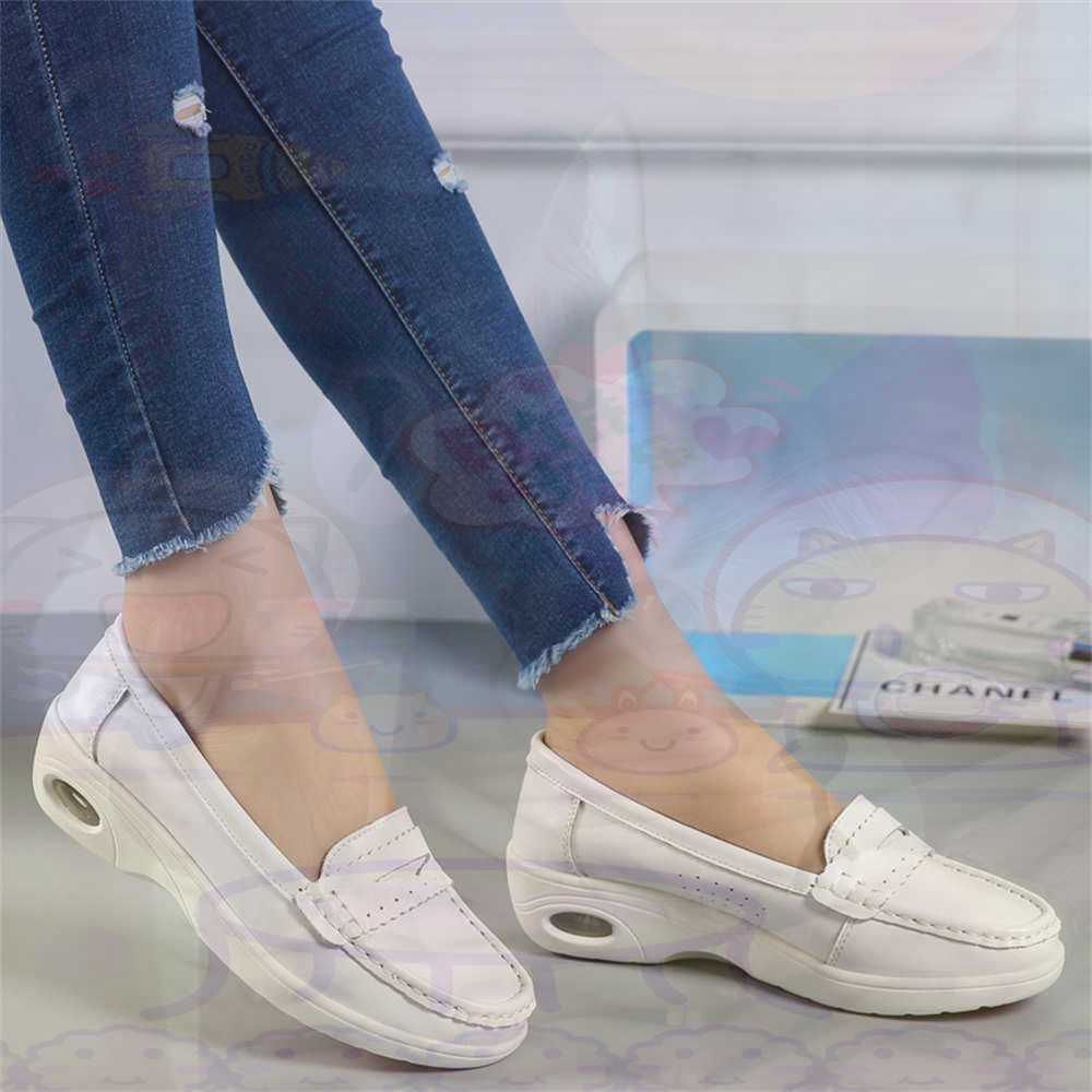 Soft SLIP-ON สตรีขนาดใหญ่รองเท - Formal Women Daily Wear Footwear บทวิจารณ์และราคา