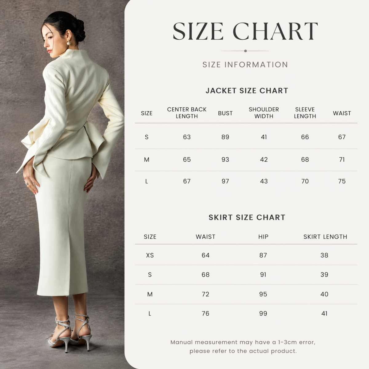 ชุดสูทสองชิ้นสำหรับผู้หญิง IG2 - Pencil Skirt Midi บทวิจารณ์และราคา