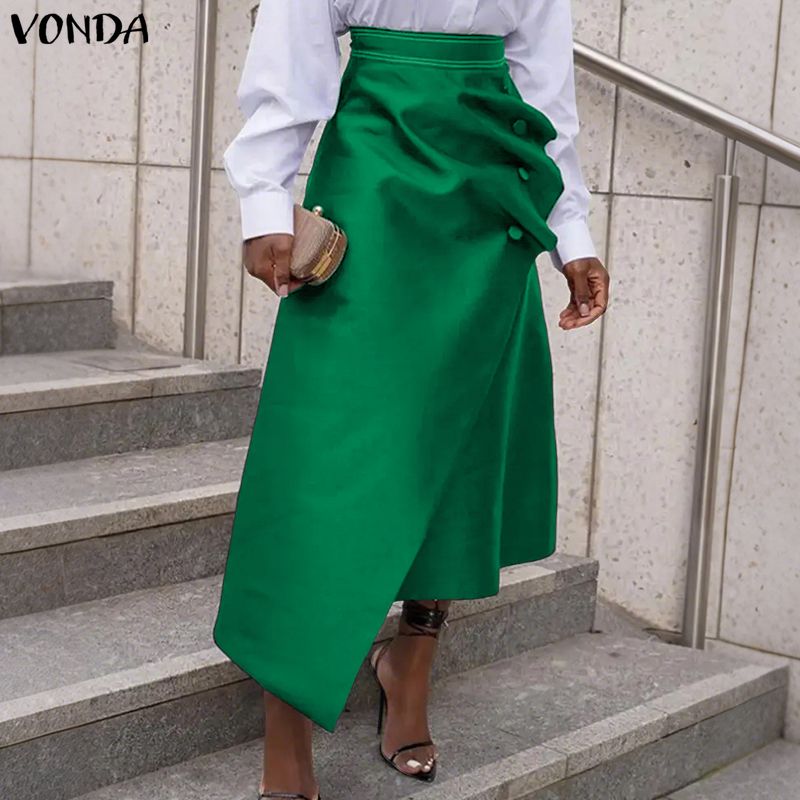 กระโปรงยาวทรงเอวสูงผ้าซาตินสำห - Pencil Skirt Midi บทวิจารณ์และราคา