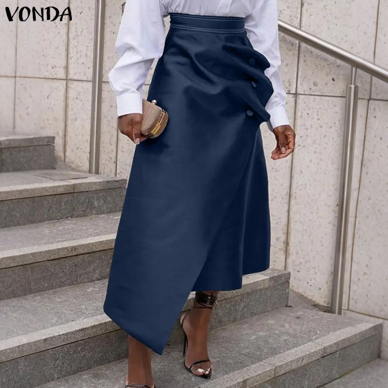 กระโปรงยาวทรงเอวสูงผ้าซาตินสำห - Pencil Skirt Midi บทวิจารณ์และราคา