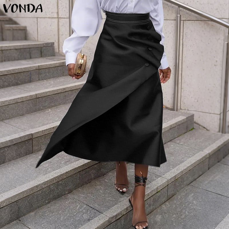 กระโปรงยาวทรงเอวสูงผ้าซาตินสำห - Pencil Skirt Midi บทวิจารณ์และราคา