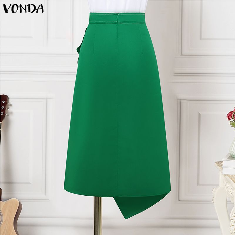 กระโปรงยาวทรงเอวสูงผ้าซาตินสำห - Pencil Skirt Midi บทวิจารณ์และราคา