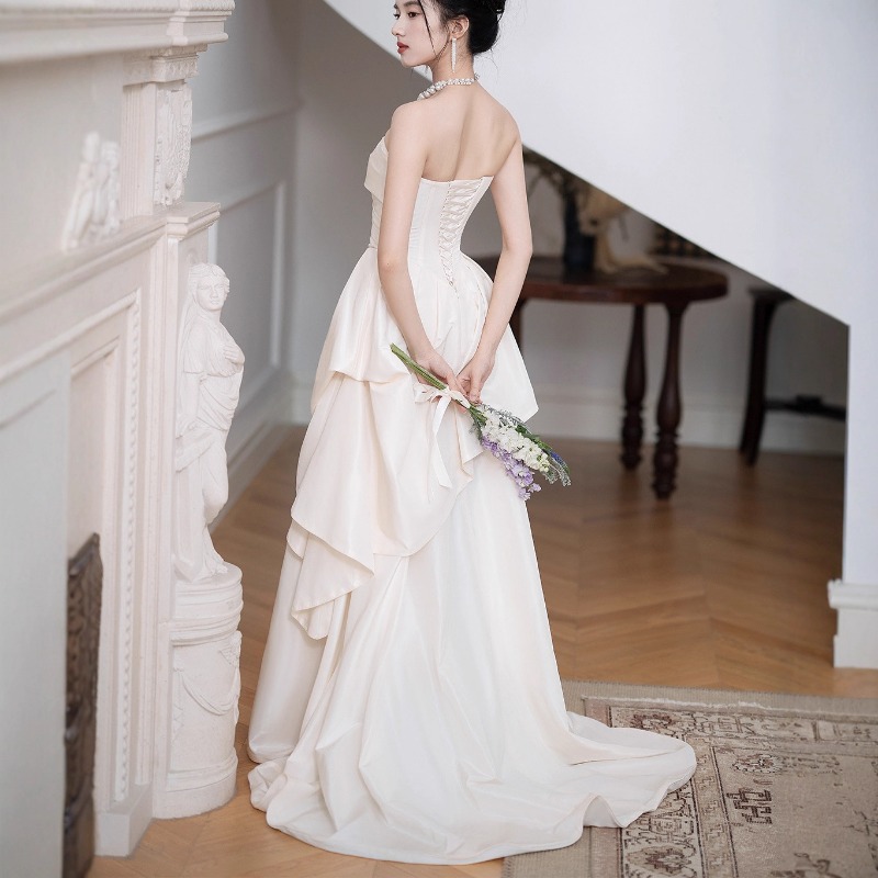 ชุดแต่งงานแบบฝรั่งเศสแบบไม่มีส - Shift Dress Sleeveless บทวิจารณ์และราคา