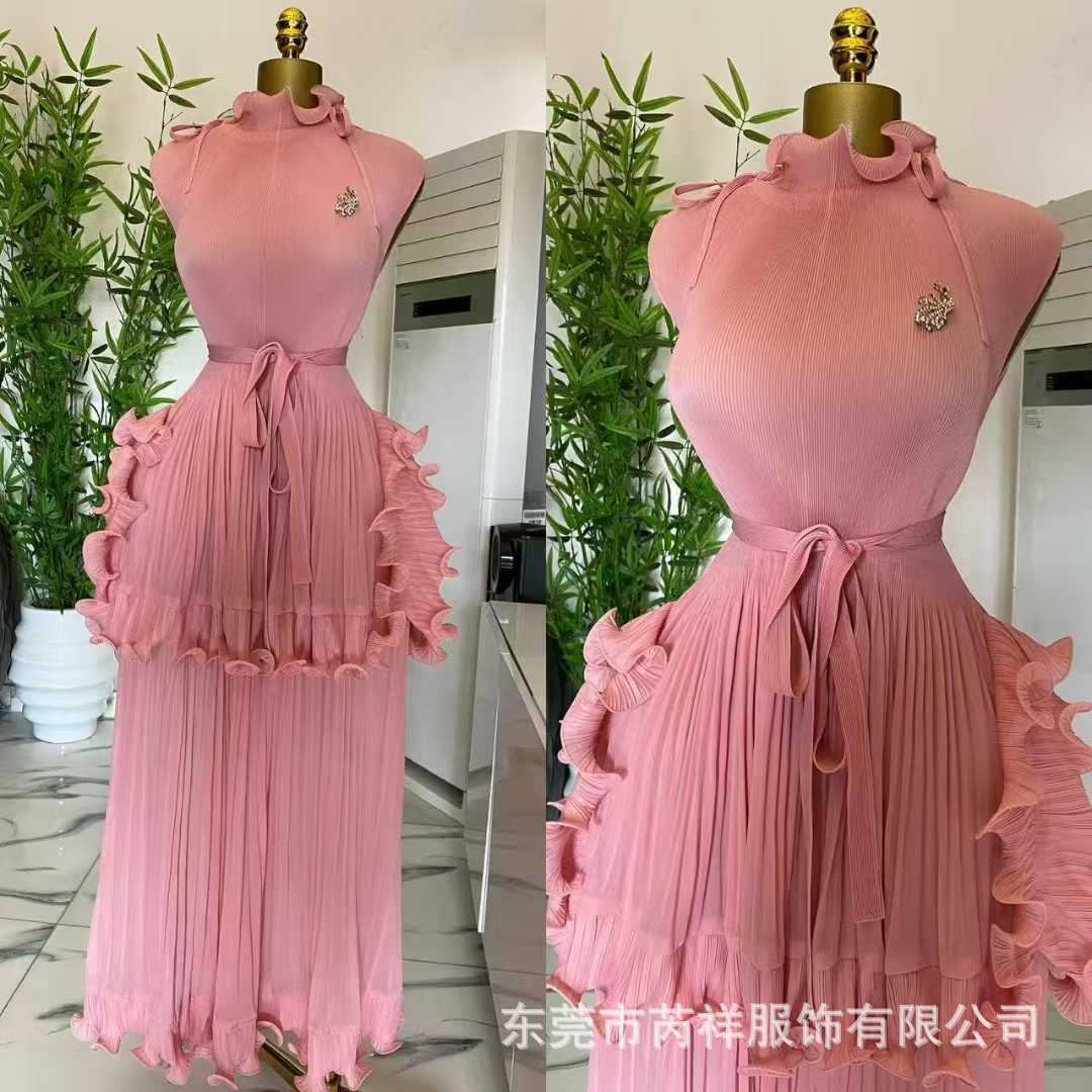 เดรสยาวทรงเอไลน์สำหรับผู้หญิง  - Wrap Dress Work บทวิจารณ์และราคา