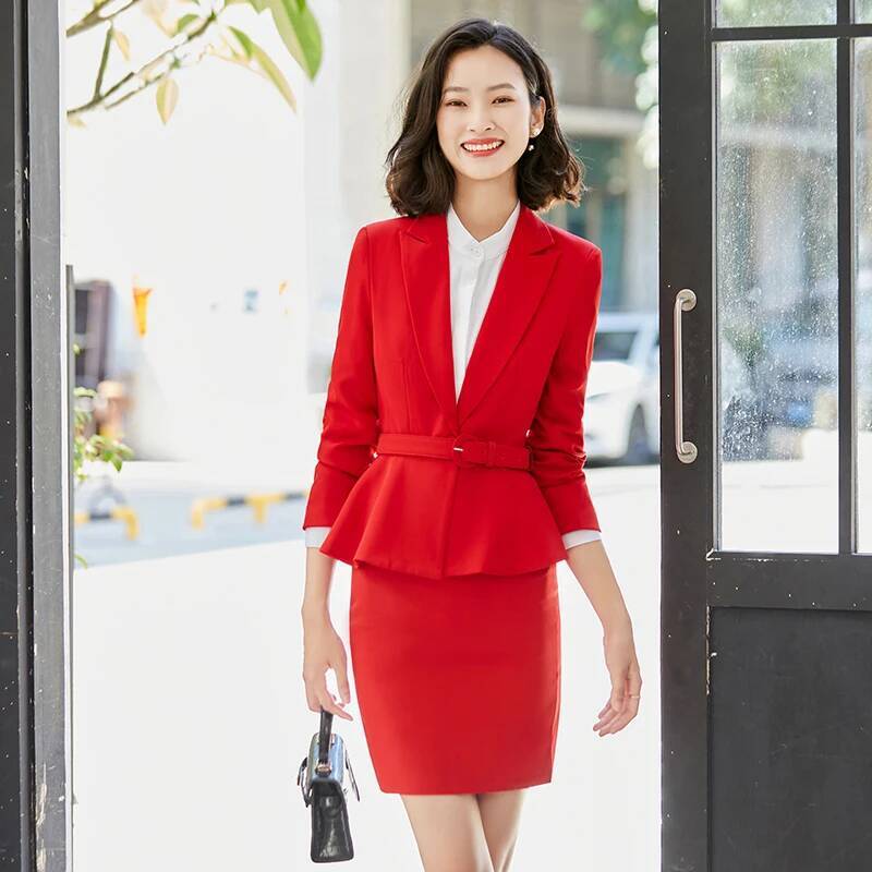 ชุดสูทกระโปรงผู้หญิงสำหรับทำงา - Women Formal Wear Interview บทวิจารณ์และราคา