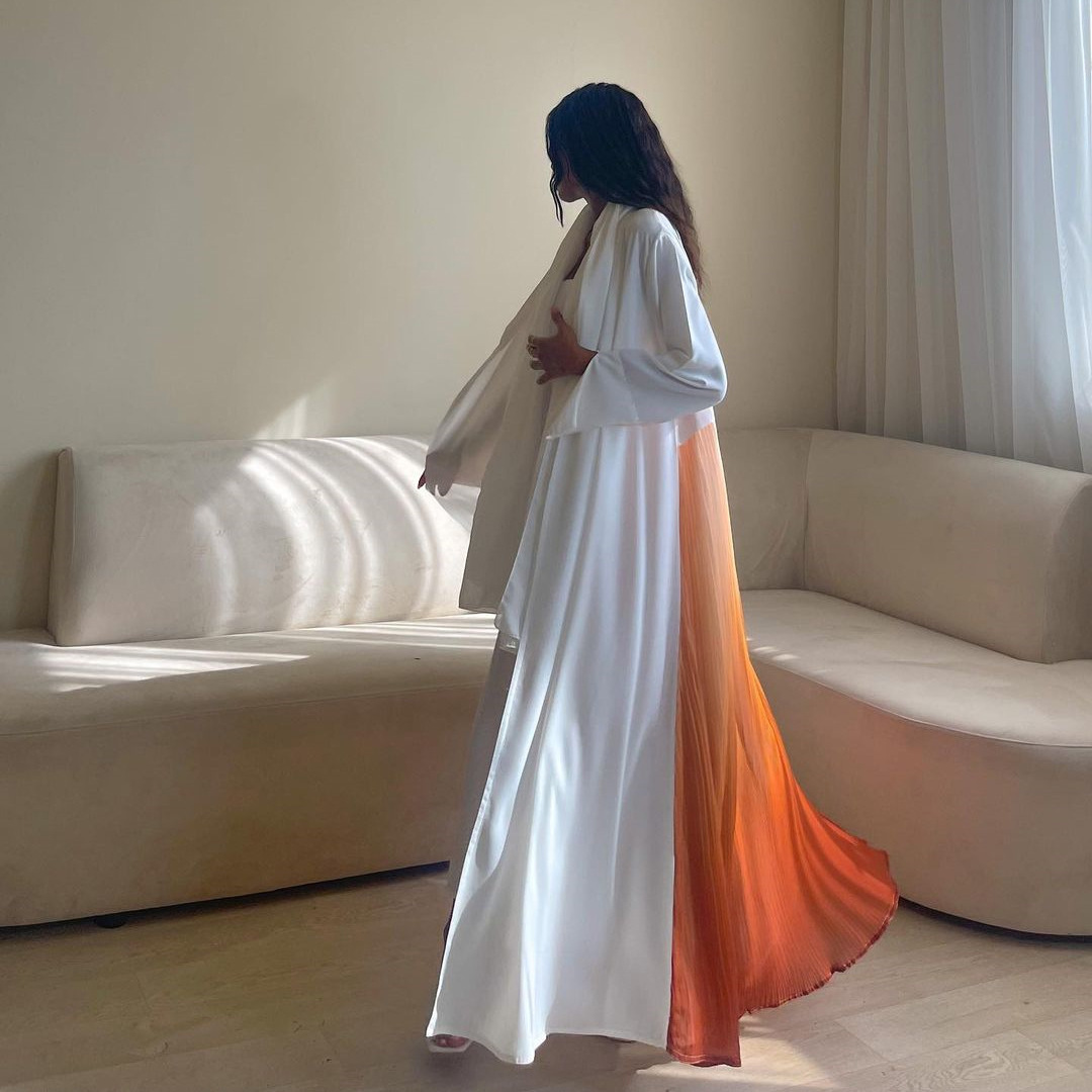 ชุดอาบายะแบบจีบสำหรับสตรีชาวมุ - Women Formal Wear Dubai บทวิจารณ์และราคา
