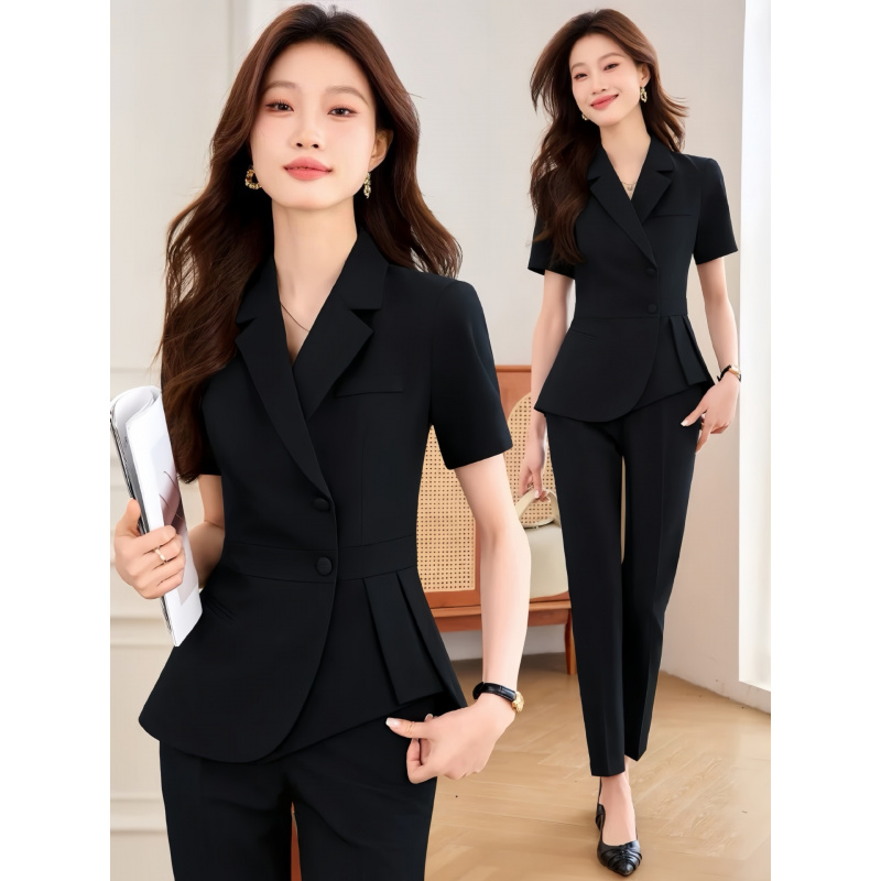 ชุดสูทผู้หญิงสีน้ำเงินกรมท่าแบ - Women'S Formal Wear Stores บทวิจารณ์และราคา