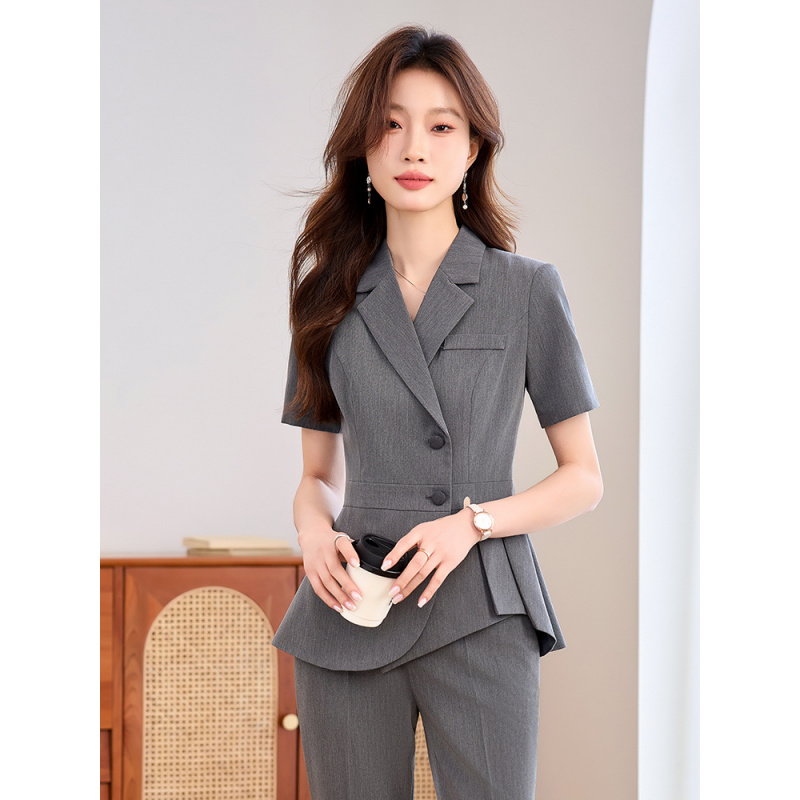 ชุดสูทผู้หญิงสีน้ำเงินกรมท่าแบ - Women'S Formal Wear Stores บทวิจารณ์และราคา