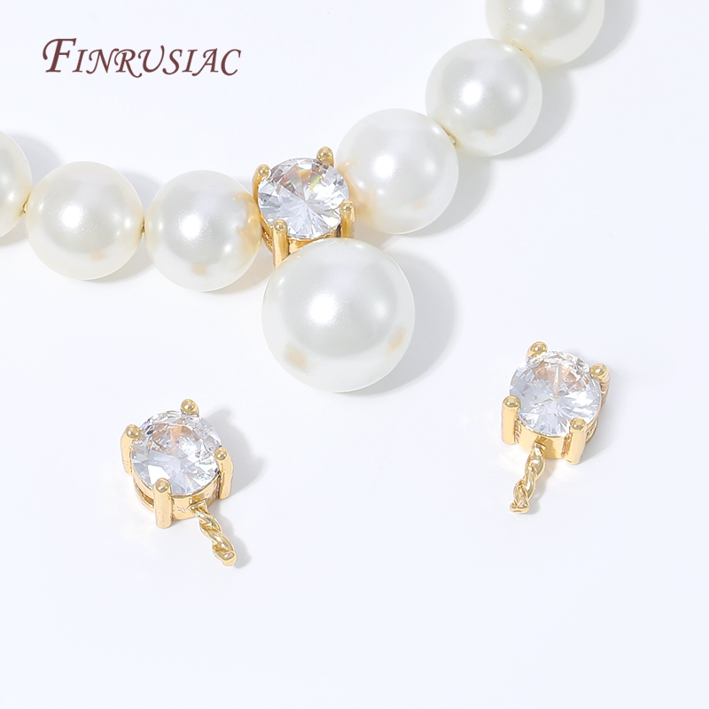 ตัวเชื่อมไข่มุกชุบทอง 18K ประด - Pearl Necklace Set บทวิจารณ์และราคา